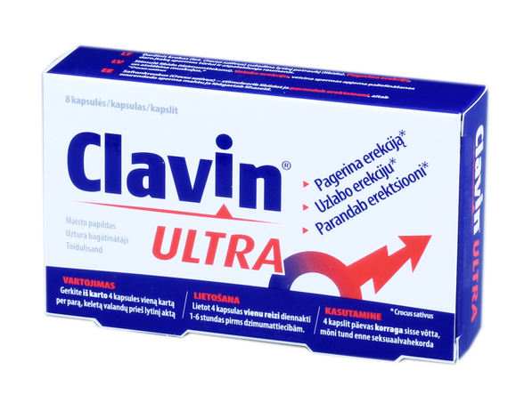 CLAVIN Ultra kapsulas, 8 gab.