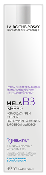 LA ROCHE-POSAY Mela B3 SPF30 face cream, 40 ml