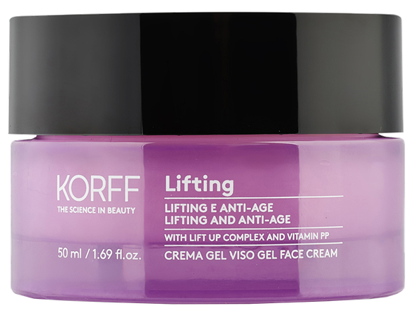 KORFF Lifting 40-76 gelveida pretnovecošanās ar liftinga efektu sejas krēms, 50 ml