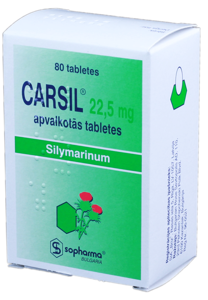 CARSIL 22,5 mg tabletes, 80 gab.