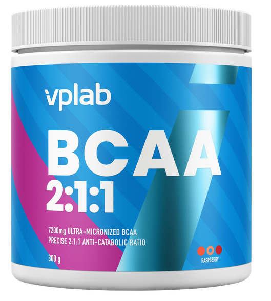 VPLAB BCAA 2:1:1 Raspberry powder, 300 g