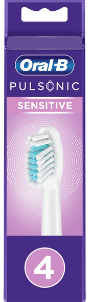 ORAL-B Pulsonic Sensitive elektriskās zobu birstes uzgaļi, 4 gab.