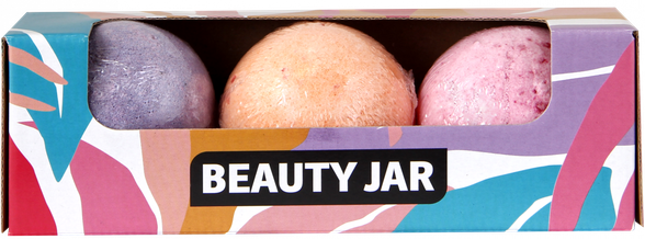 BEAUTY JAR bath bomb 3x115 g set, 1 pcs.