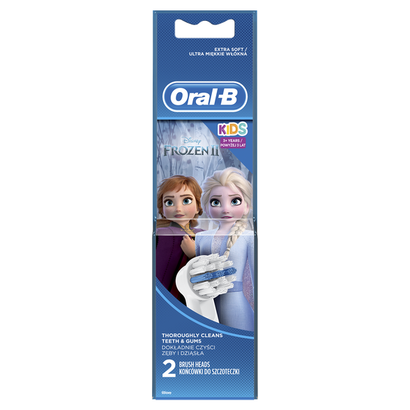 ORAL-B Frozen electric toothbrush heads, 2 pcs.