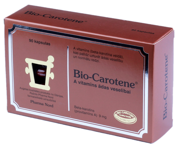 PHARMA NORD Bio-Carotene kapsulas, 90 gab.