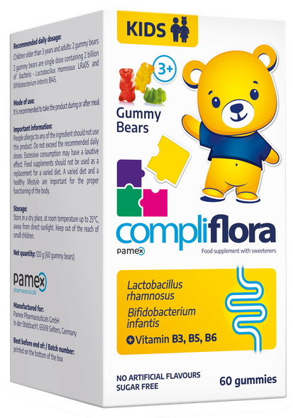 COMPLIFLORA   Kids Gummy Bears пастилки, 60 шт.