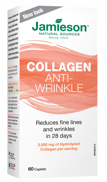 JAMIESON Collagen Anti-Wrinkle коллаген, 60 шт.