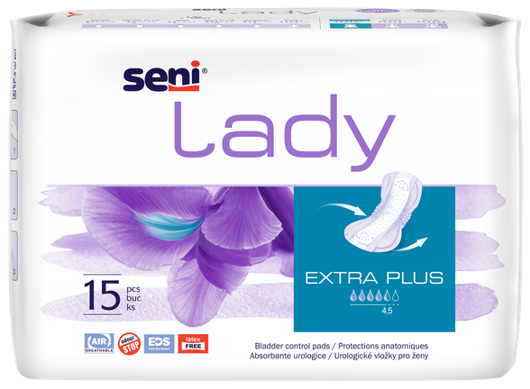 SENI Lady Extra Plus урологические прокладки, 15 шт.