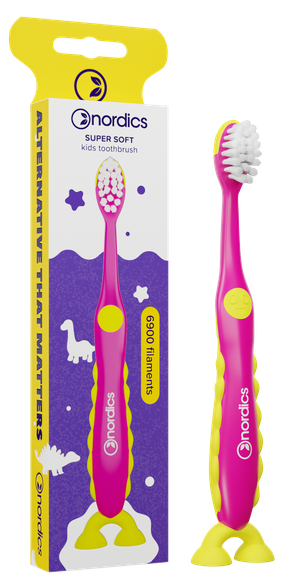 NORDICS Super Soft 2+ Purple toothbrush, 1 pcs.