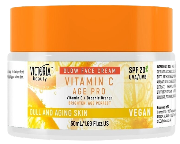 VICTORIA BEAUTY Vitamin C Age Pro SPF 20 sejas krēms, 50 ml