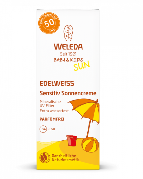 WELEDA Edelweiss SPF 50 saules aizsarglīdzeklis, 50 ml