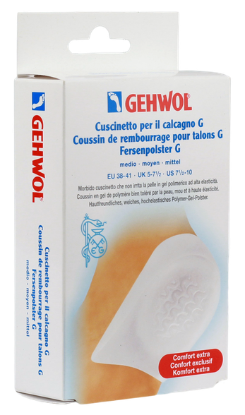 GEHWOL P-Gel Fersenpolster G metatarsal cushion, 2 pcs.