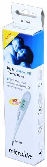 MICROLIFE Digital Jumbo LCD цифровой термометр, 1 шт.
