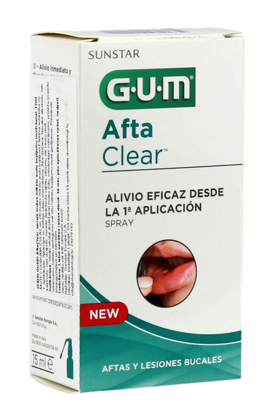 GUM Afta Clear sprejs, 15 ml