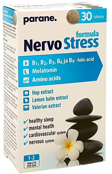 PARANE. Nervo Stress tabletes, 30 gab.