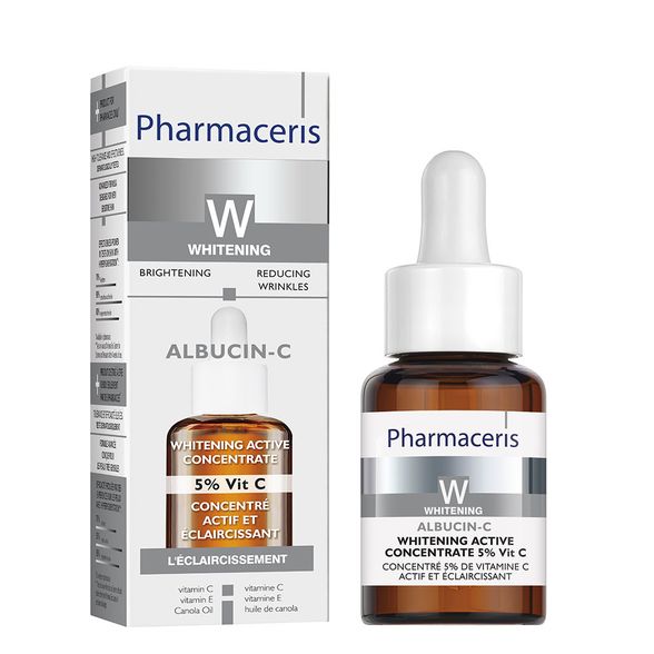 PHARMACERIS W Albucin-C 5 % pigmentation whitening concentrate, 30 ml