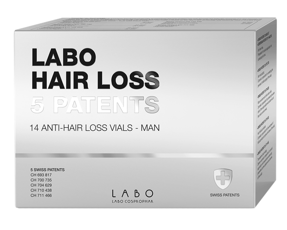 LABO Man Hair Loss 5 Patents ampulas, 14 gab.