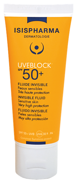 ISISPHARMA Uveblock SPF50+ fluīds, 40 ml