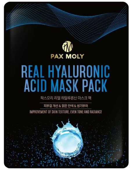 PAX MOLY Real Hyaluronic Acid facial mask, 25 ml
