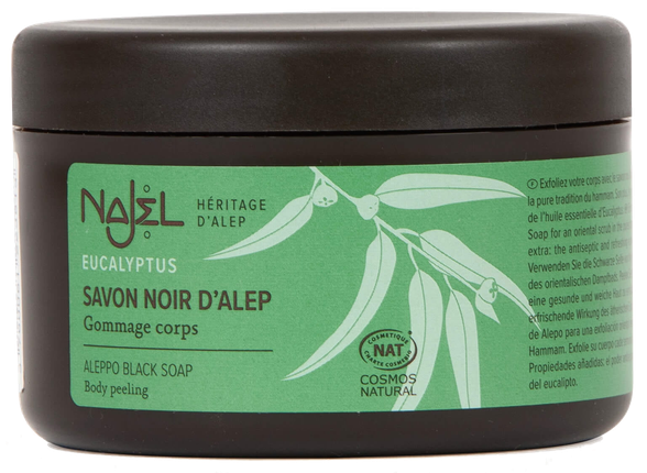 NAJEL Black Aleppo Eucalyptus мыло, 180 г