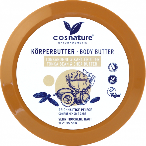 COSNATURE with tonka bean and shea butter body butter, 200 ml