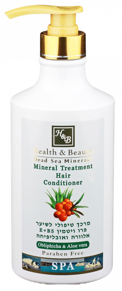 HEALTH&BEAUTY Dead Sea Minerals Sea Buckthorn & Aloe Vera кондиционер для волос, 780 мл