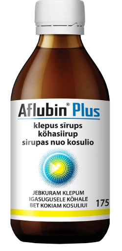 Aflubin Plus sīrups, 175 ml