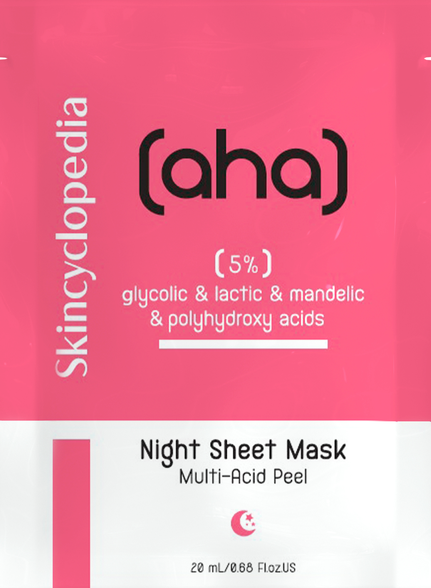 SKINCYCLOPEDIA With AHA and PHA Acids 5% facial mask, 1 pcs.