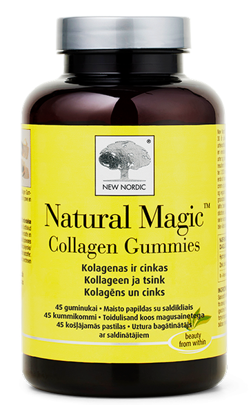 NEW NORDIC Natural Magic Collagen košļājamās pastilas, 45 gab.