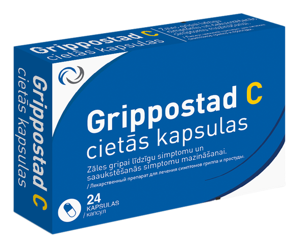GRIPPOSTAD C kapsulas, 24 gab.