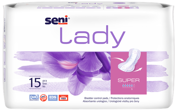 SENI Lady Super urological pads, 15 pcs.