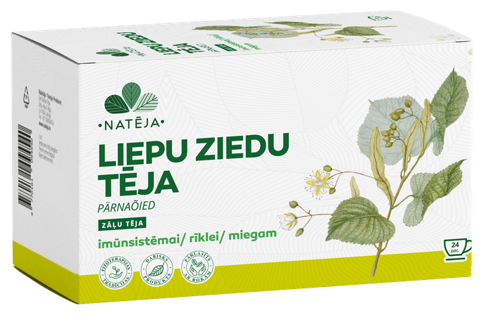 NATĒJA Liepu ziedu tēja maisiņos, 24 gab. - 1