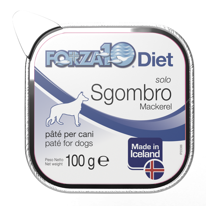 FORZA10 Solo Diet Skumbrija, Suņiem pastēte, 100 g - 1