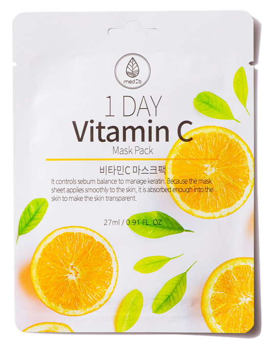 MEDB Ar C Vitamīnu loksnes sejas maska, 27 g - 1