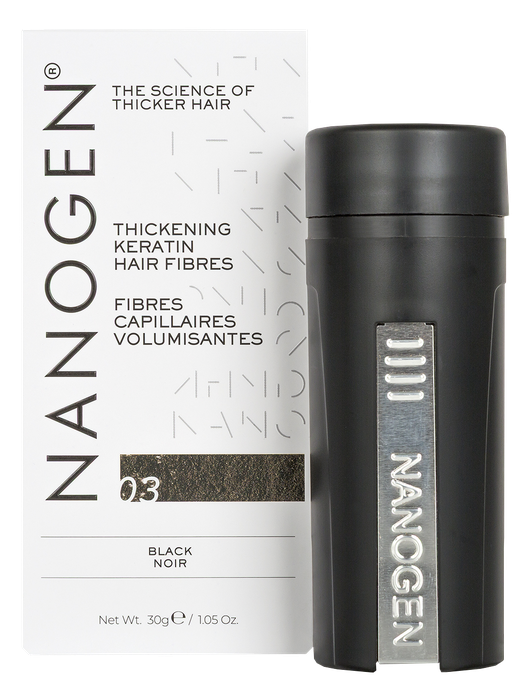 NANOGEN Keratin Black matu šķiedras, 30 g - 1