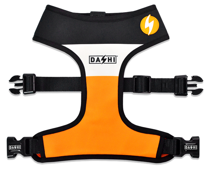 DASHI Stripes3 Orange&Black Neo Mesh XL iemaukti, 1 gab. - 1