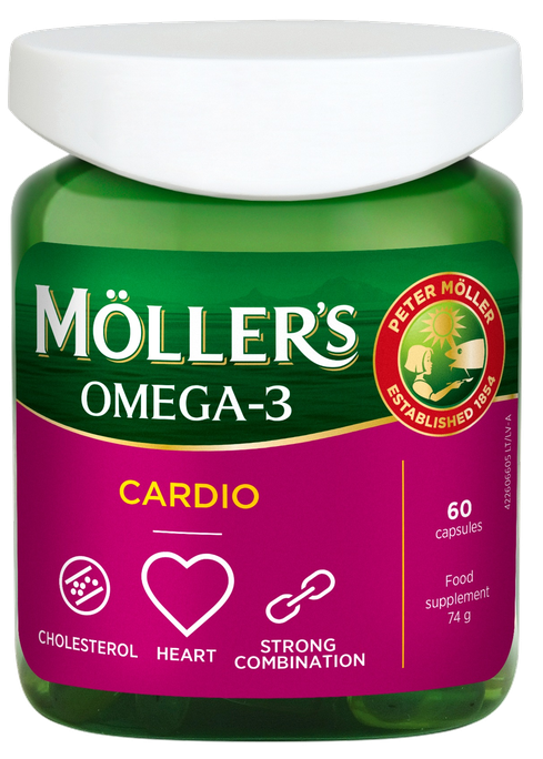 MOLLERS Omega-3 Cardio kapsulas, 60 gab. - 1