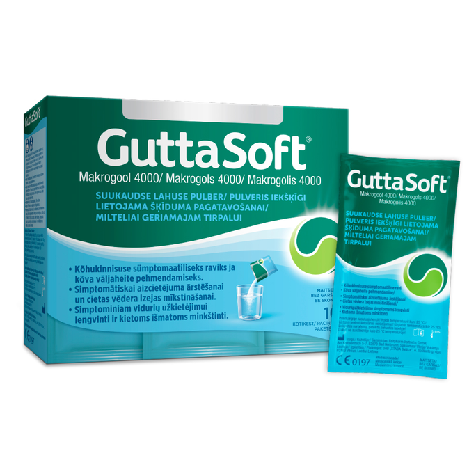 GUTTA SOFT pulveris, 10 gab. - 2