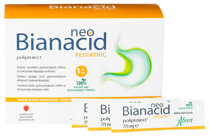 NEOBIANACID Pediatric paketėliai, 36 vnt. - 1