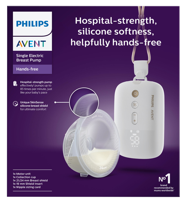 PHILIPS Avent Hands-free elektriskais piena pumpis, 1 gab. - 1