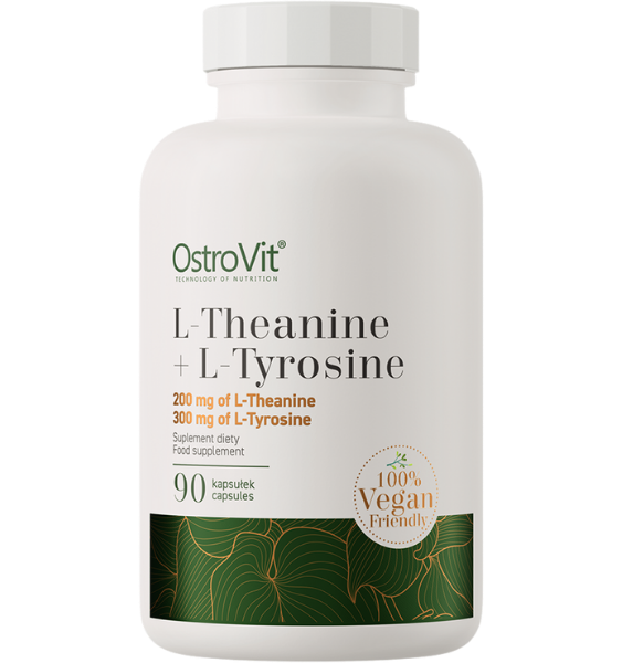 OSTROVIT L-Theanine + L-Tyrosine kapsulas, 90 gab. - 1