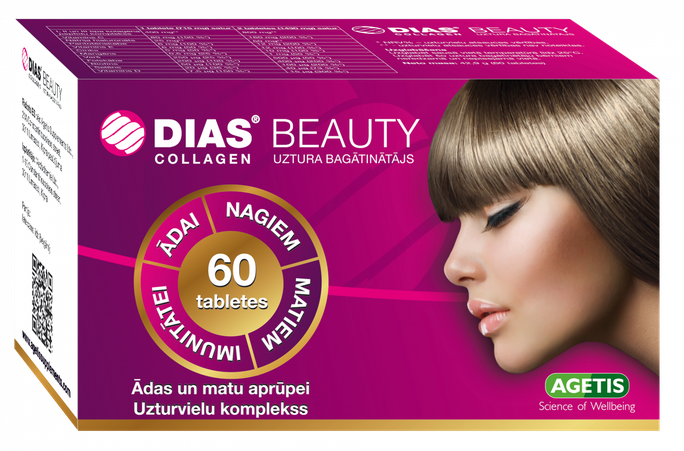 DIAS Beauty Collagen kolagēns, 60 gab. - 1