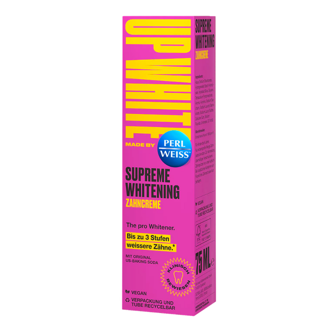 PERLWEISS Up White Supreme Whitening zobu pasta, 75 ml - 2