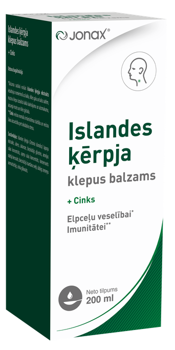 JONAX Islandes Ķērpja, Klepus balzams, 200 ml - 1
