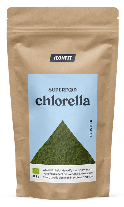 ICONFIT Organic Chlorella pulveris, 125 g - 1