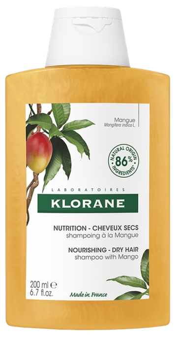 KLORANE Nourishing with Mango šampūns, 200 ml - 1