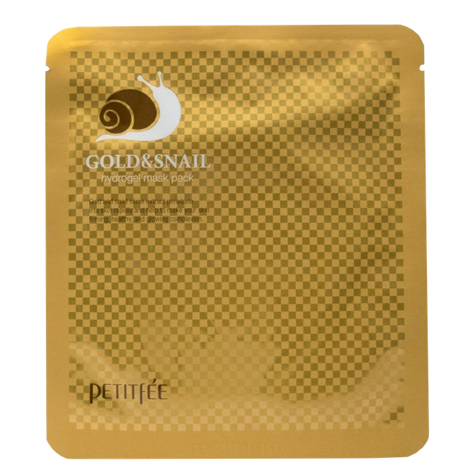 PETITFEE Gold & Snail sejas maska, 1 gab. - 1