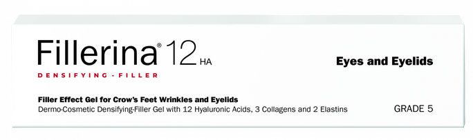 FILLERINA 12HA Grade 5 acu zonai un plakstiņiem gels, 15 ml - 1