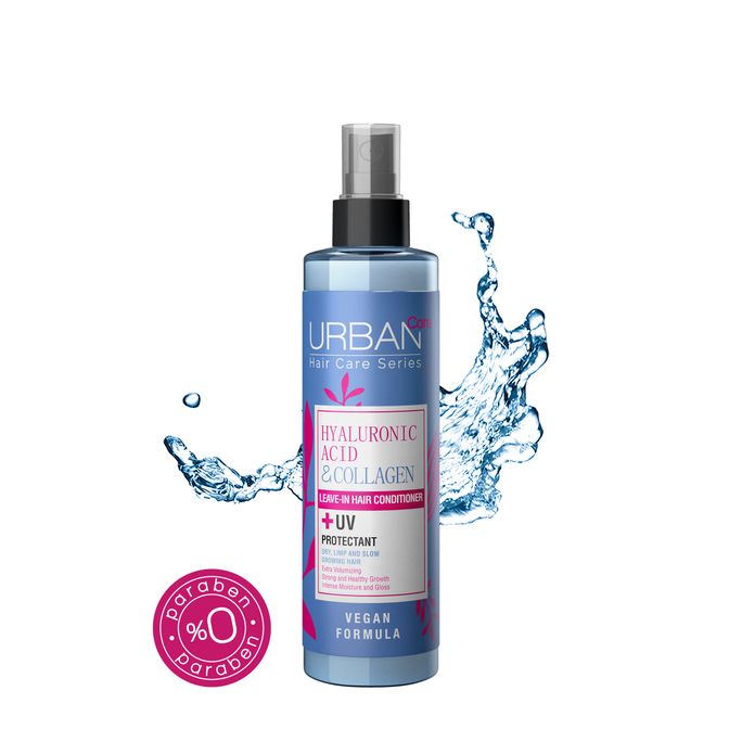 URBAN CARE Hyaluronic Acid&Collagen Leavi-In matu kondicionieris, 200 ml - 2