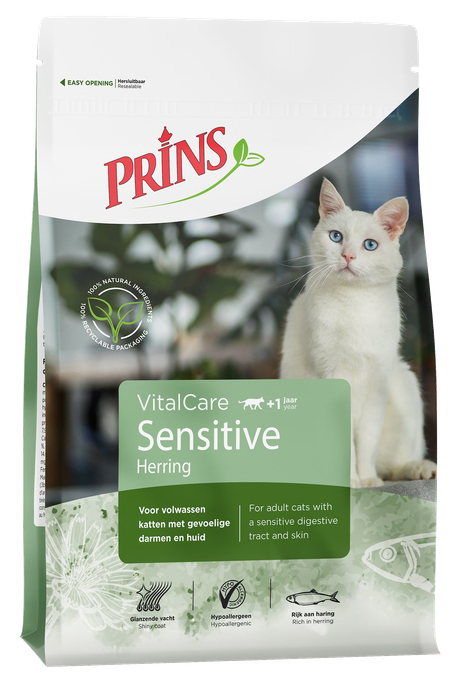 PRINS VitalCare Sensitive sausā barība, - 1